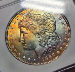 1887�N P �����K���E�_���[ NGC MS64 ���C���{�[�g�[�� �����X�^�[�u���C�g�J���[ �I�[���h�z���_�[