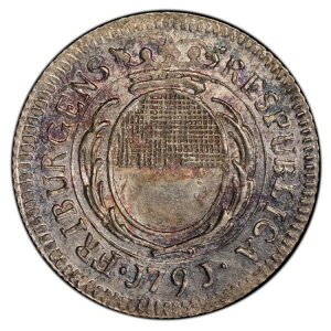 �X�C�X�A�t���u�[���F1791�N 7�N���C�c�@�[ PCGS MS64 ? 2��BU�̒��ōō��̕i��