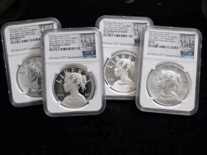 2017�N �A�����J���R�M�� 4���Z�b�g - NGC MS�APR�A�G���n���X�g�ARev PF 70