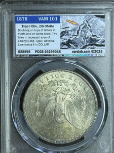1878 P 7TF MS64+ VAM 101 Dbld Motto Top 100 �����K�����