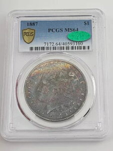 1887 MS 64 K PCGS CAC g[ u[AO[Ap[vAS[h