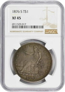 1876-S fՋ EF45 NGC