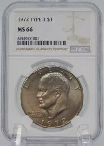 1972N P ^Cv 3 AC[n[ ACN Vo[ 1h -  - NGC MS66 (BT374)
