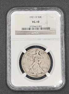 1921-D �E�H�[�L���O�E���o�e�B�E�n�[�t�_���[ | NGC VG10