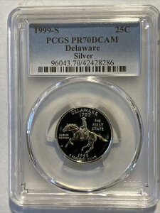 1999 NB 25 Zgd KEY fEFA Vo[ v[t PCGS PR70DCAM (p[tFNg O[h)