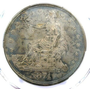 1874-P fՋ T$1 RC (1874N) - PCGS AU Fڍ - 