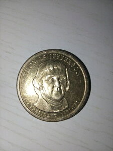 2007-D トーマス・ジェファーソン大統領記念金貨(おそらくエラー)