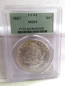 AJO 1887N K PCGS MS 64 I[hO[z_[*