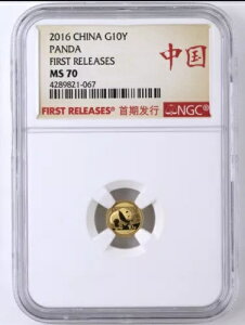 NGC MS70 FR 2016 ݃p_ 1g AU.999 10p_