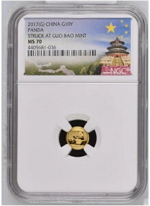 NGC MS70 2017 p_ 1g -AU.999 󑢕ǂɏP S[hp_