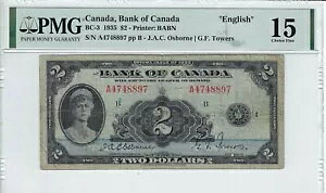1935 BOC BC-3�A$2 SN# A 4748897�APMG Choice Fine 15�B�p��