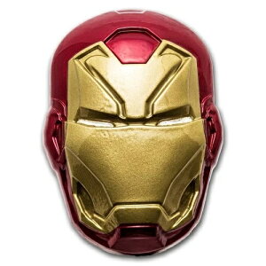 2024年ニウエ 2オンス銀貨 5ドル マーベル:アイアンマンヘルメット