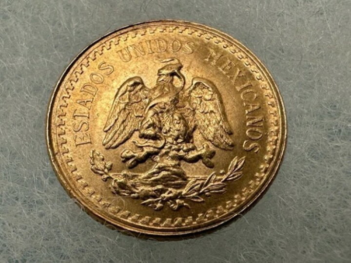 楽天市場】1945 メキシコ 2.5 ペソ ドス イ メディオ ペソ 未流通金貨 