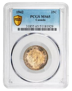 Ji_ 1942N 25ZgNH[^[ - PCGS MS-65