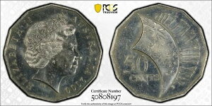 I[XgA 2000N ~jA 50Zg PCGS AU58 #8197