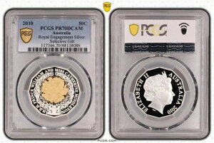 I[XgA 2010N CGQ[Wg S[h Mg 50Zg PCGS PR70DCAM i gbv|bv #8086