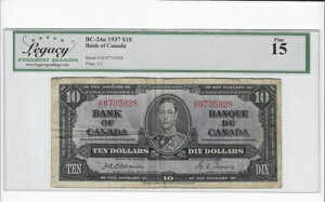 1937N Ji_s BC-24aA$10 Osb/Tow SN AD 0735928 KV[ F-15