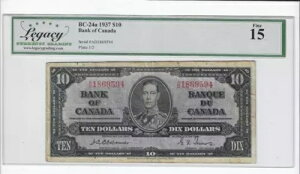 1937N Ji_s BC-24aA$10 Osb/Tow SN A/D 1869594 LEGACY F-15