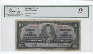 1937N Ji_s BC-24aA$10 Osb/Tow SN A/D 5947267 LEGACY F-15 Rg