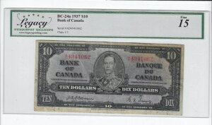 1937N Ji_s BC-24aA$10 Osb/Tow SN A/D 4941062 LEGACY F-15 Rg