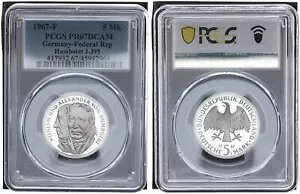 5}[N 1967N F t{gLORC PCGS PR67DCAM 90782