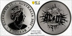 2021N 1h AC/DC 1IX  PCGS MS70 gbv|bv