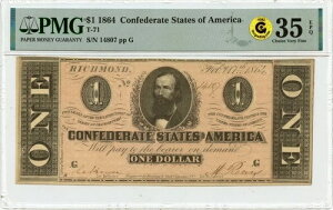 1864N 1h AJA PMG CHVF35 EPQ T-71 GCC S[h