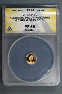 2022-P 2h I[XgA v[t JK[ 0.5O 9999S[h ANACS PF68 SLAB-142