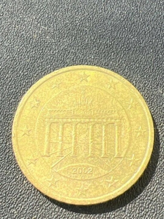 楽天市場】2002年 ドイツ 50ユーロセント硬貨 G ミント 希少コイン 