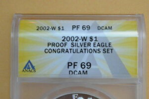 2002-W Vo[C[Ov[t ANACS PF69DCAM jZbgxixG[j