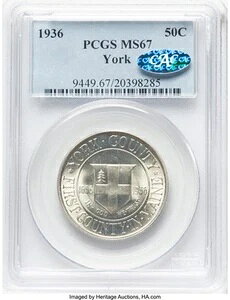 1936N 50Zg [N CAC LO PCGS MS67