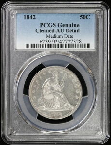 1842N 50Zg Ȍ^oeBn[th t PCGS AU ڍ