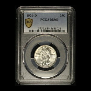 1926�N D- 25�Z���g �X�^���f�B���O���o�e�B�N�H�[�^�[ PCGS MS63 - �č���������