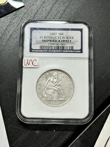 1857�N�� ���Ȍ^���o�e�B�n�[�t�h�� SS ���p�u���b�N 57 �� NGC ��j�D (Slab2387)
