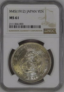 :1912(M45)  1~ { rm (KM#)Y#-A25.3 NGC MS-61 ōO[h