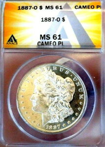 [K Vo[h 1887 O ANACS MS 61 JI PL [݂̂KX̋ 