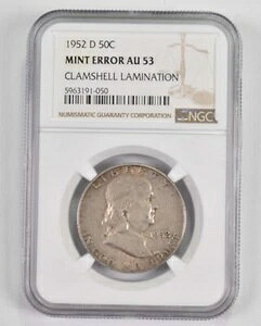 �~���g�G���[ AU53 1952-D �t�����N���� �n�[�t�_���[ - �N�����V�F�����~�l�[�g - NGC *9834