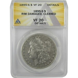 1895 S �����K�� �_���[ VF 20 �ڍ� ANACS �V���o�[ 1 �h�� �R�C�� SKU:I19299