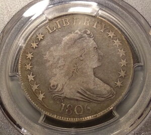 1806�N �h���[�v�o�X�g �n�[�t�h�� o117 r5 pcgs �ו��܂ł���������󏭂ȃ_�C�N���b�N