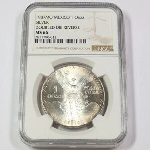 1987  NGC MS66 DDR |LVR - 1 IX Vo[ x^ - Un Onza RC #44044A