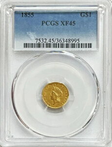 1855N AJO vZXwbh 1h ^Cv2 PCGS XF 45