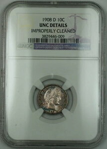 1908-D o[o[ Vo[ _C NGC UNC ڍׂsK؂ɐĂ (ɗDꂽRC) RF