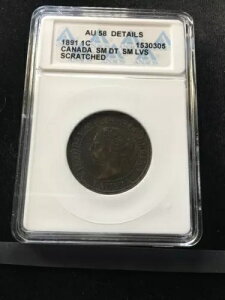 1891 SL;SD \ 3 ANACS O[h Ji_ [W 1 Zg**AU-58 **