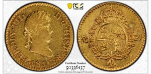 1817 M GJ XyC 1/2 GXN[h PCGS AU