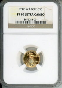 2005-W 5h C[O 1/10IX G$5 NGC PF70 PF-70 v[t PR70 JI