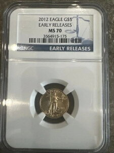 2012N 5hA1/10IX AJC[O MS70 NGCA[[[X u[x