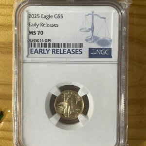 2025N[X 5h݃AJC[O - 1/10IX NGC MS70 - bhubNx