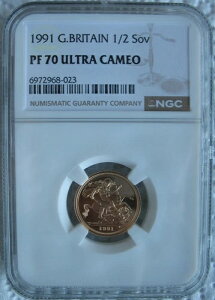 CMX 1991N S[h 1/2 \u NGC PF-70 Ult.Cameo