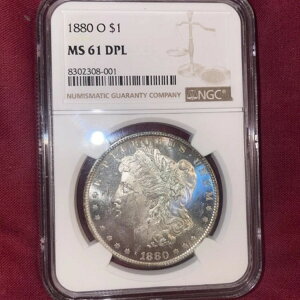 1880-O NGC [K Vo[ _[ MS61 DPL fB[v ~[ADꂽRgXgA!