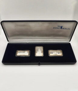 Degussa Jahre �x������ 1�I���X �t�@�C�� �V���o�[ �n���o�[ 3 �{�Z�b�g ���A �I���W�i���{�b�N�X����